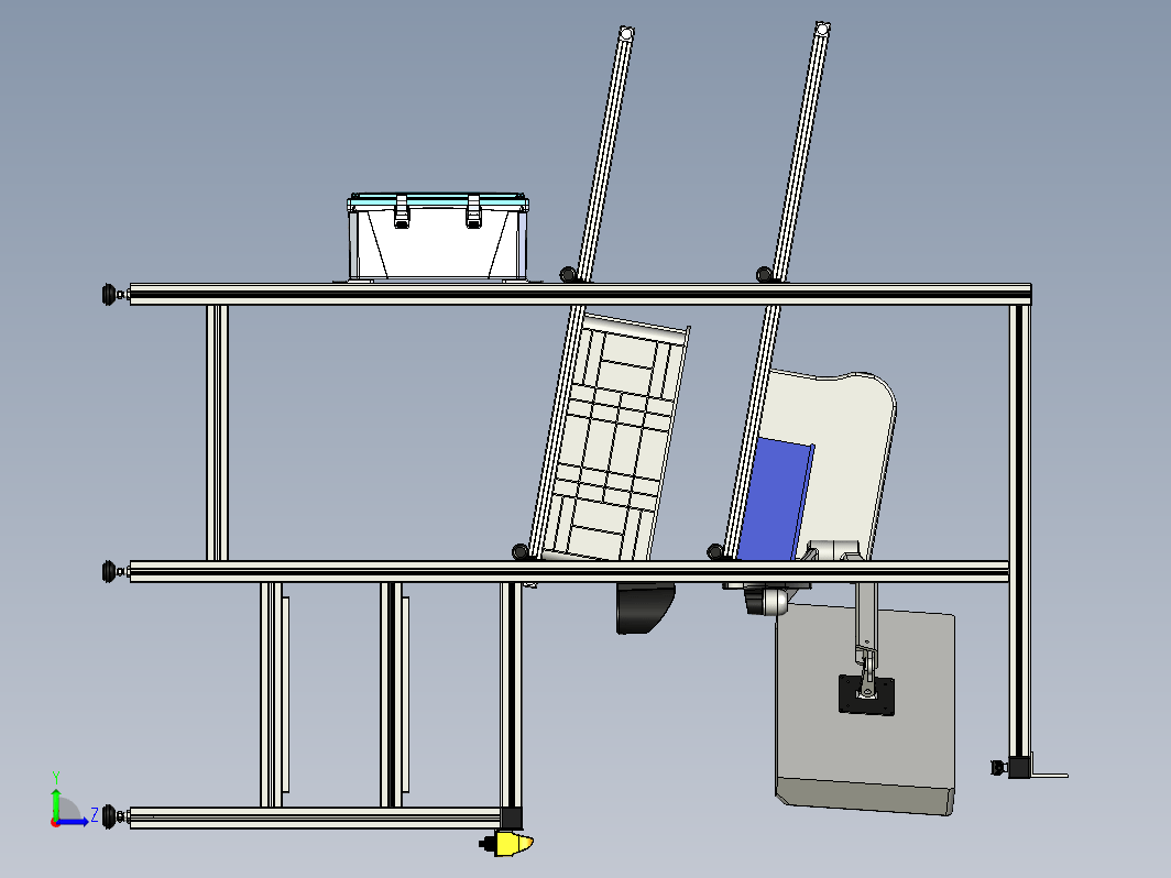 物料架货架结构 Work Station Layout