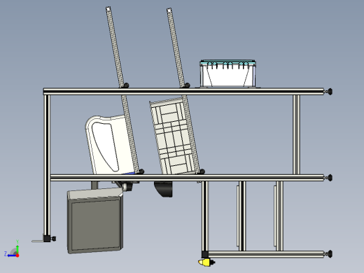 物料架货架结构 Work Station Layout缩略图