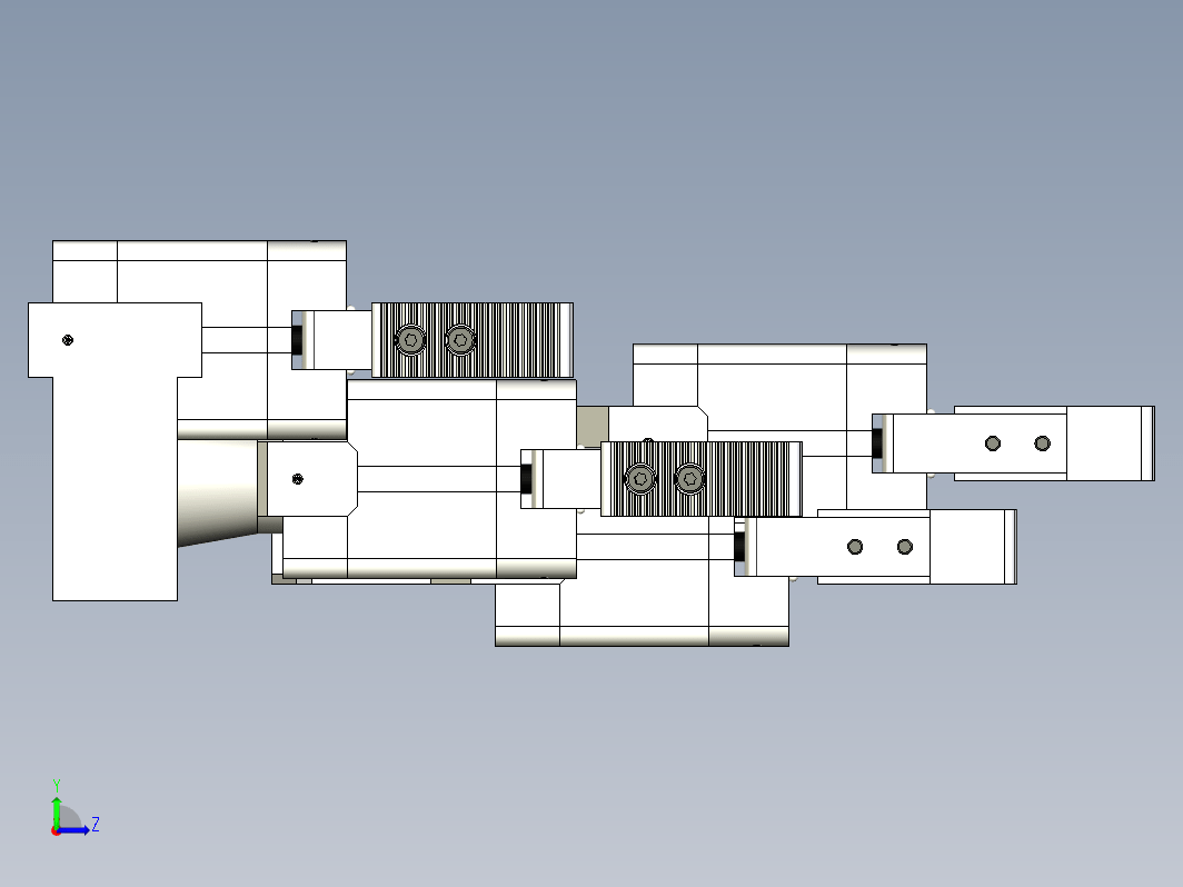 双爪气动夹持器