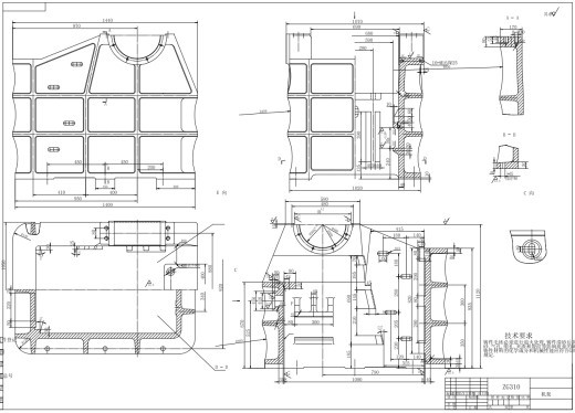 PEF400x600复摆鄂式破碎机设计CAD+说明缩略图
