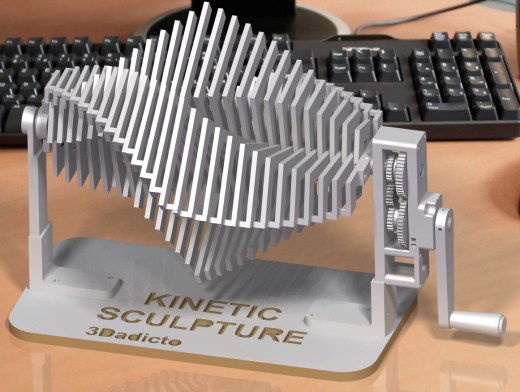 Kinetic Sculpture动态美机械摆件缩略图