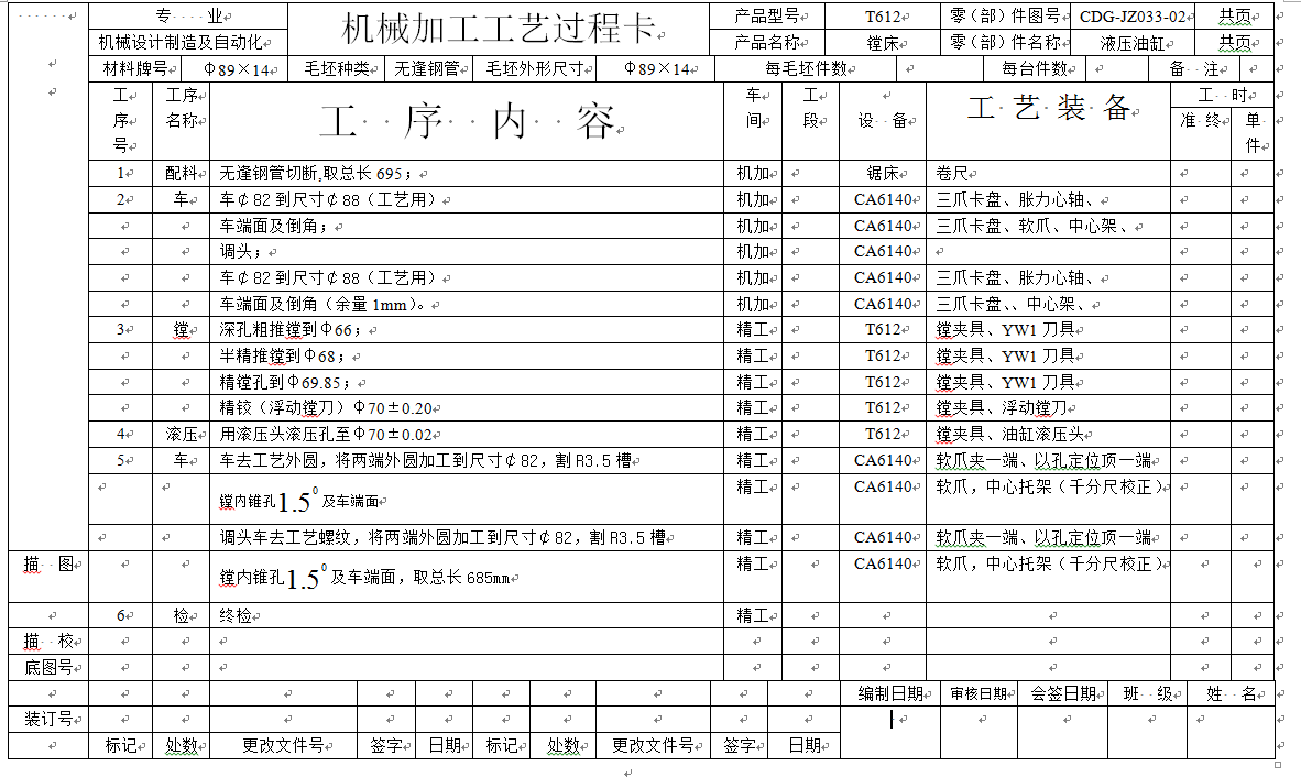 工艺夹具-套筒加工工艺及（镗孔）夹具设计+说明书