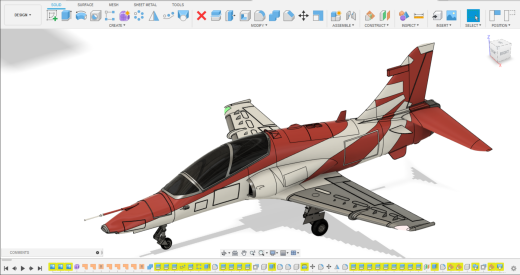 suryakiran Hawk Aircraft鹰式飞机模型