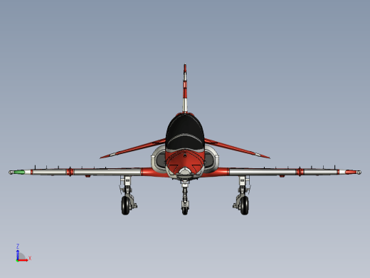 suryakiran Hawk Aircraft鹰式飞机模型缩略图