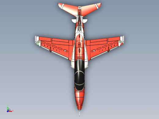 suryakiran Hawk Aircraft鹰式飞机模型缩略图