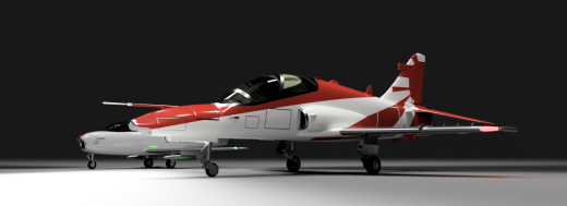 suryakiran Hawk Aircraft鹰式飞机模型缩略图