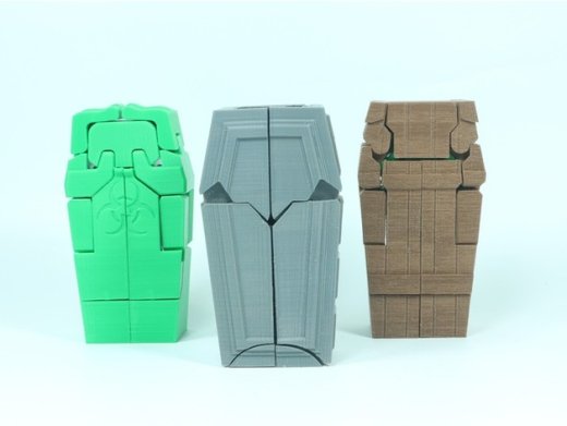 Transformable Zombieman折叠变身僵尸模型缩略图