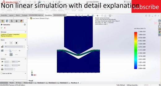 SOLIDWORKS 中的非线性仿真与扩展缩略图