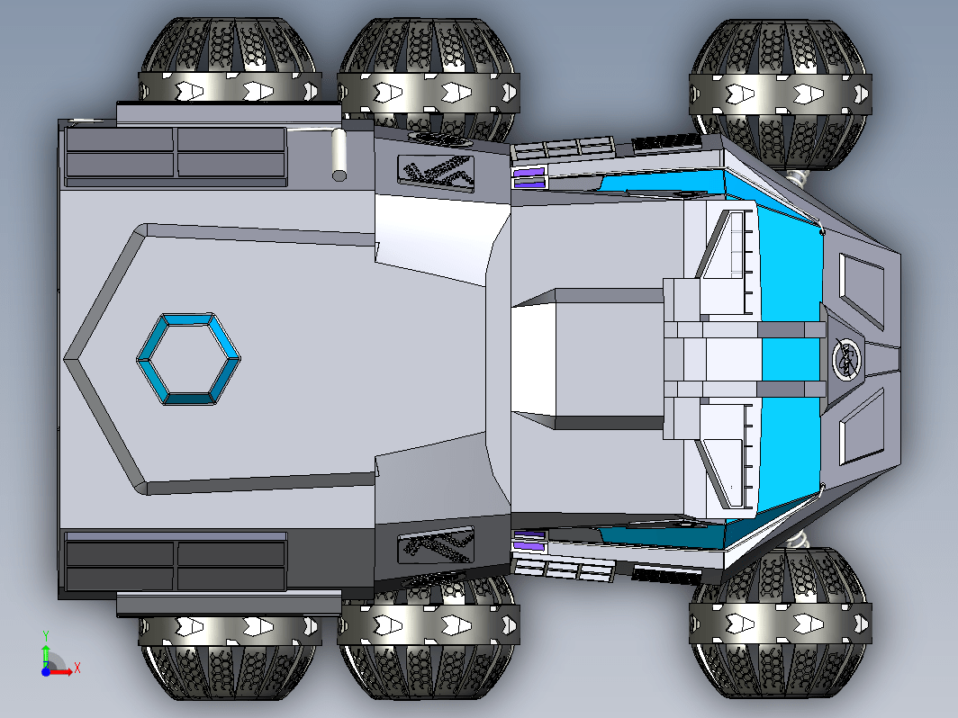 NASA六轮火星探测车