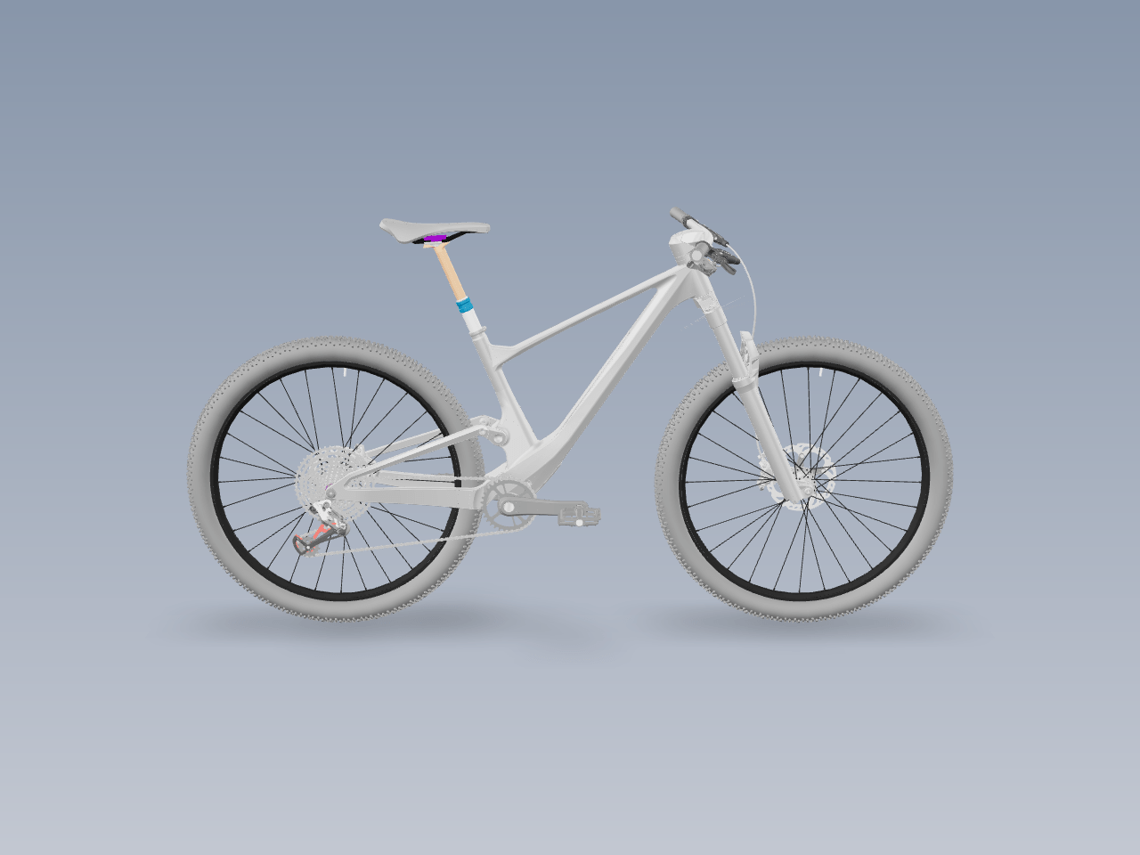 自行车 3D详细图