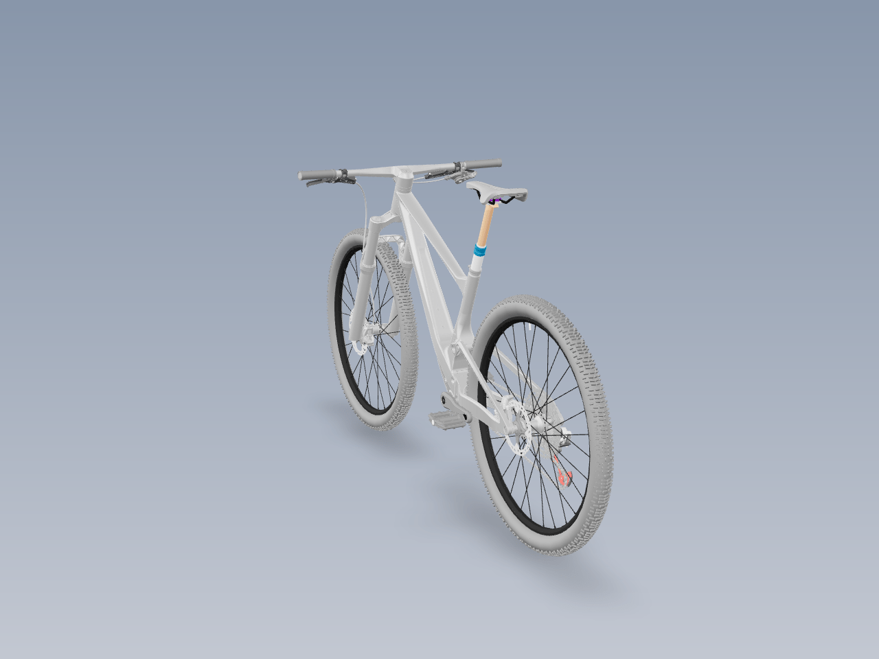 自行车 3D详细图