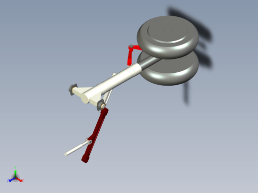 飞机起落架  landing-gear-assembly-3 CREO缩略图