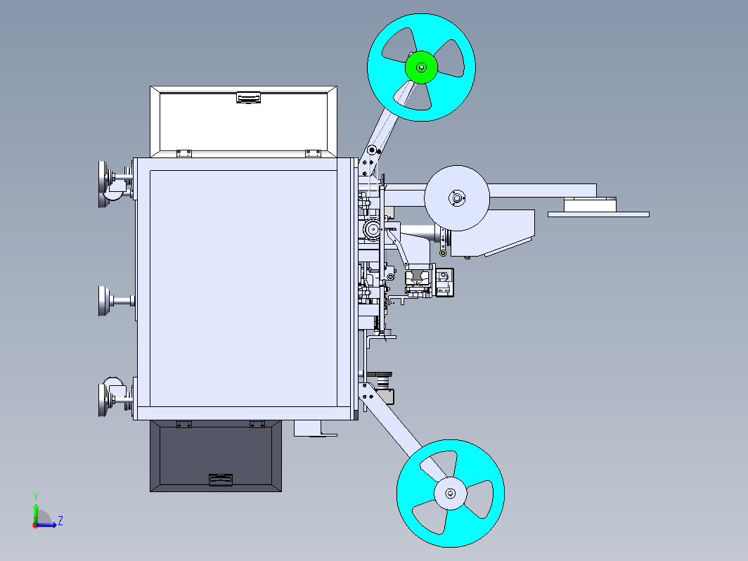 SATA7+6PIN自动检测包装机包括对接组装机进料，吸取移位，CCD检测平面度，包装载带