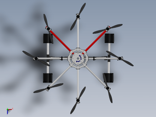 Drone Octocopter八轴无人机缩略图