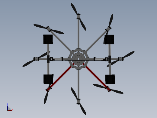 Drone Octocopter八轴无人机缩略图