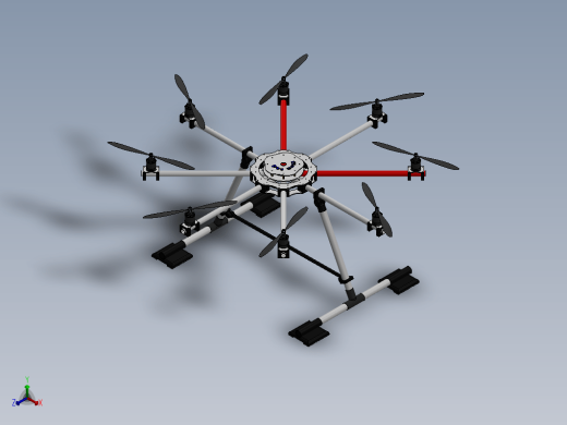 Drone Octocopter八轴无人机缩略图