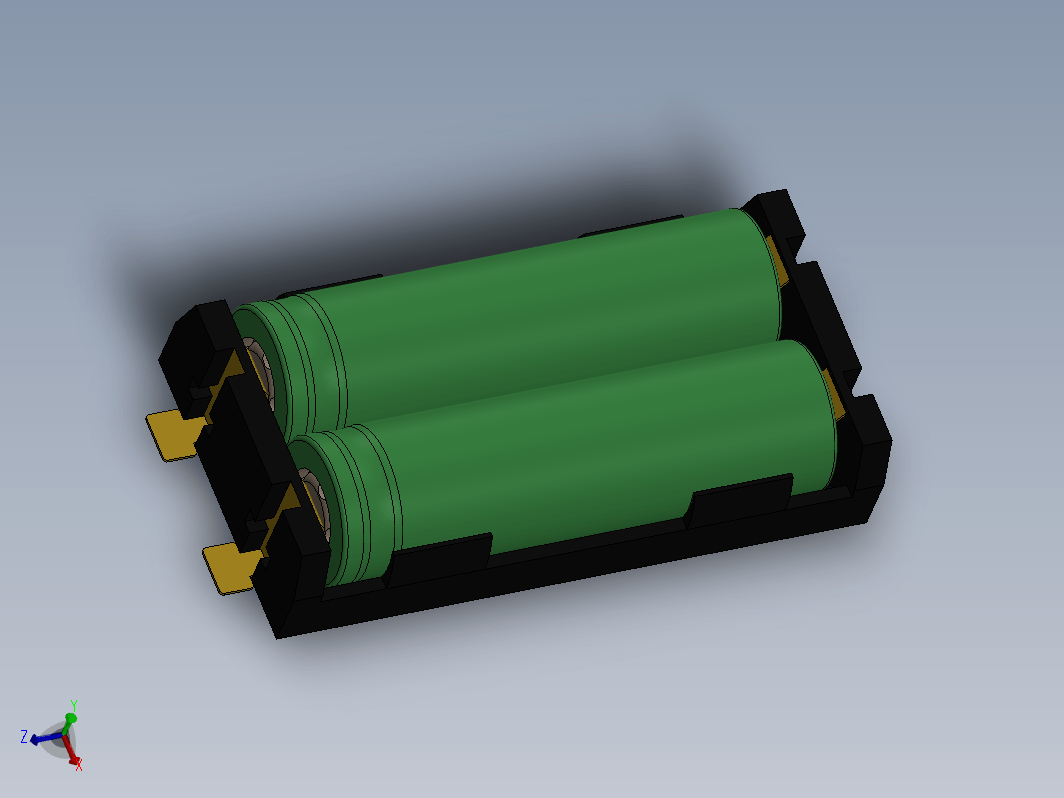 电池 battery-holder-for-2x-18650 SW STL