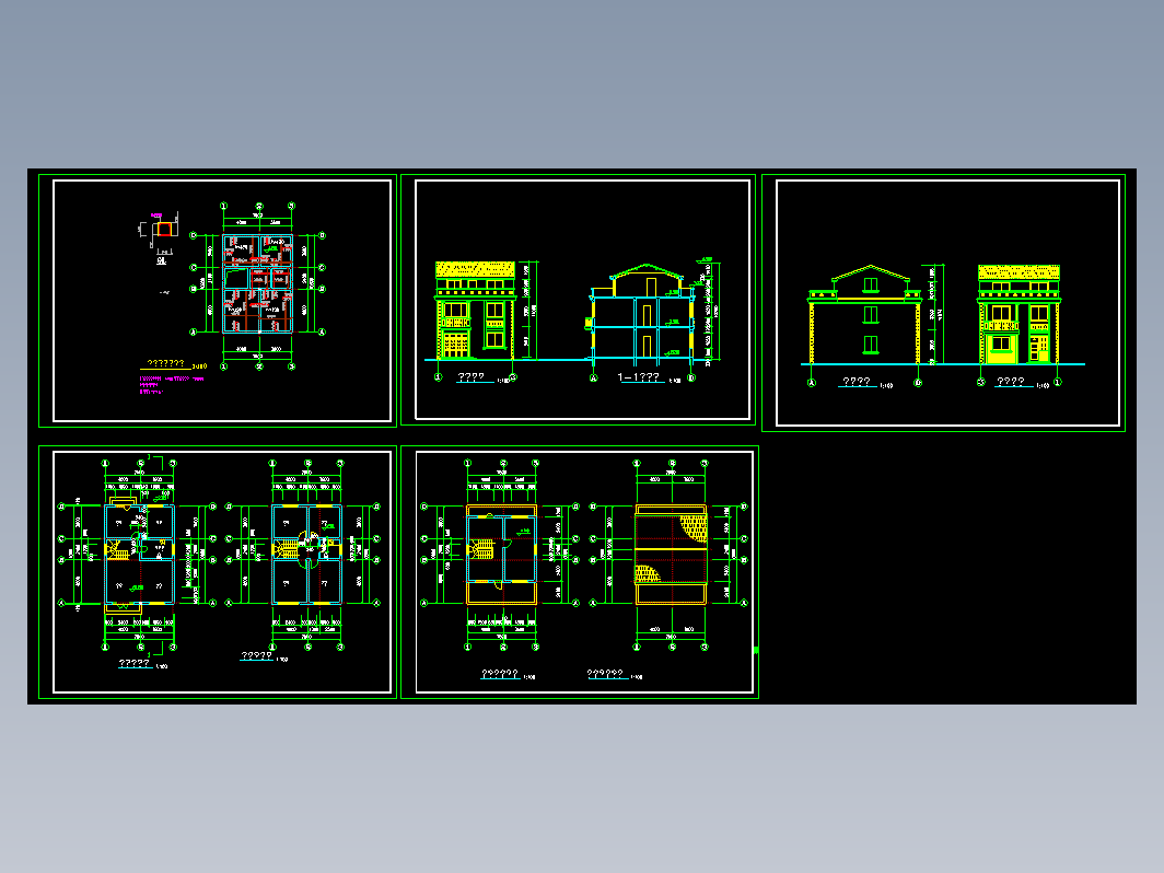 某别墅建筑结构施工图