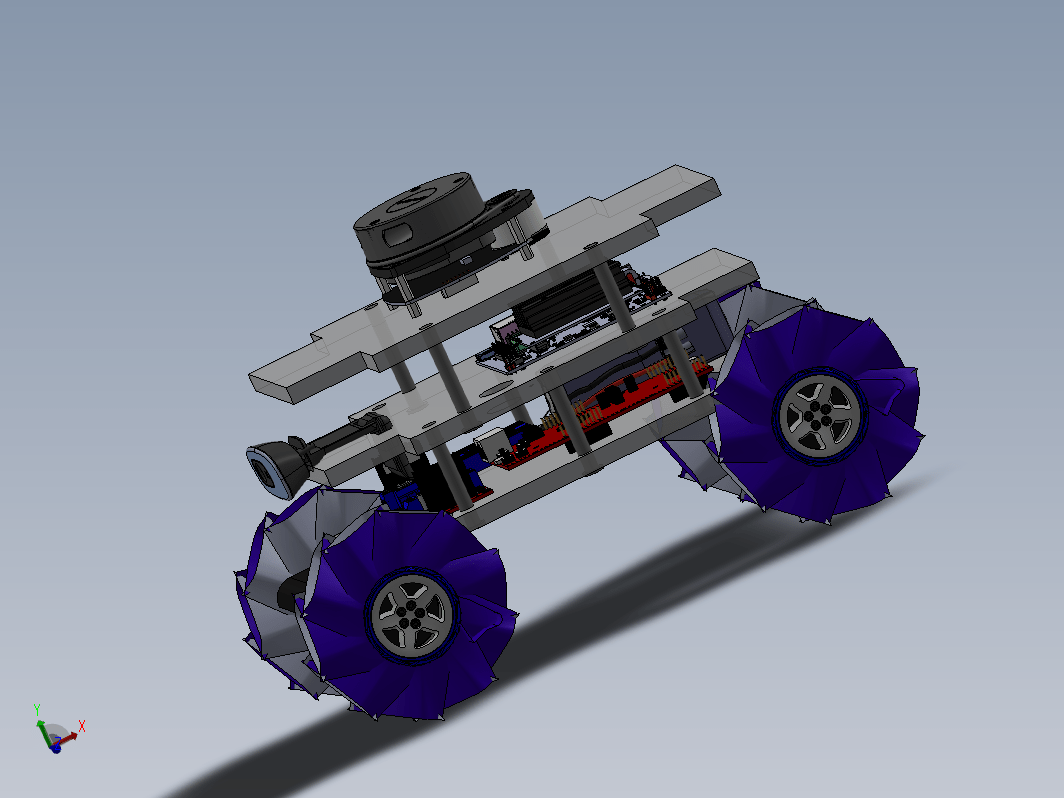 麦克纳姆轮小车 AUTONOMUS ROBOT ROS