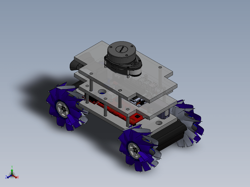 麦克纳姆轮小车 AUTONOMUS ROBOT ROS