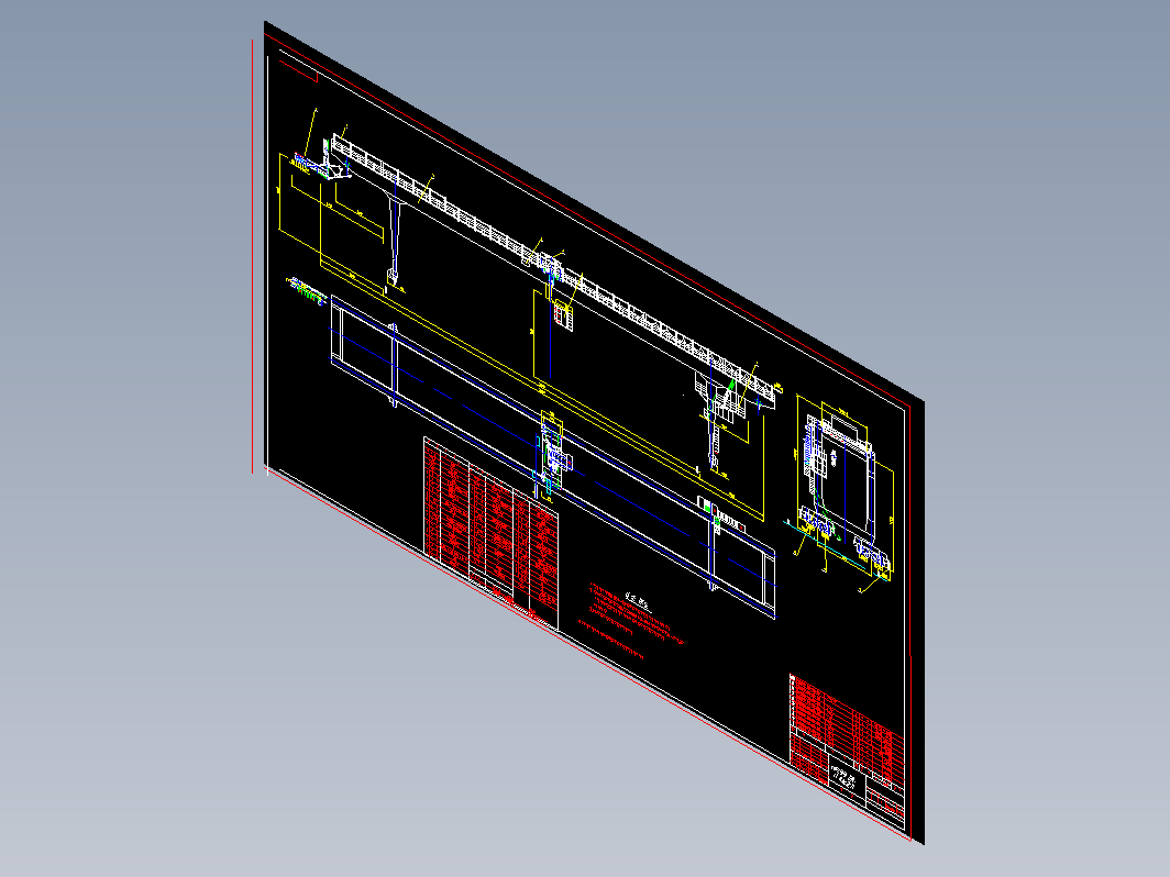 36T 50m全变频门式起重机总图