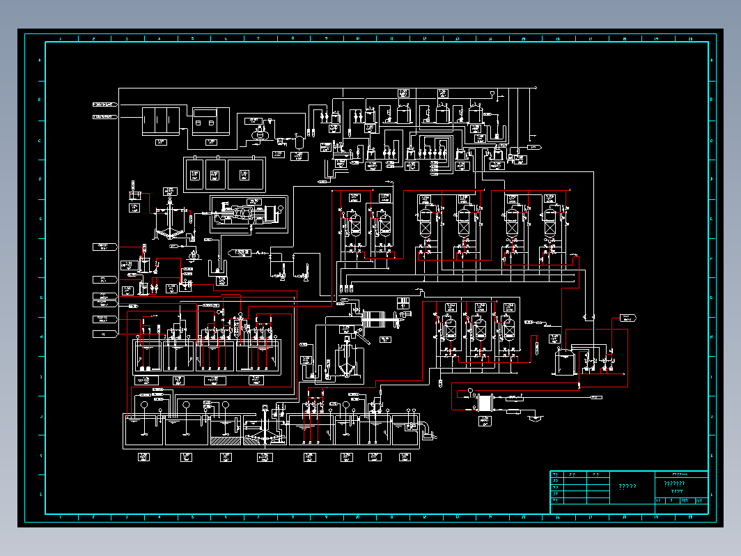 线路板废水处理工艺流程图