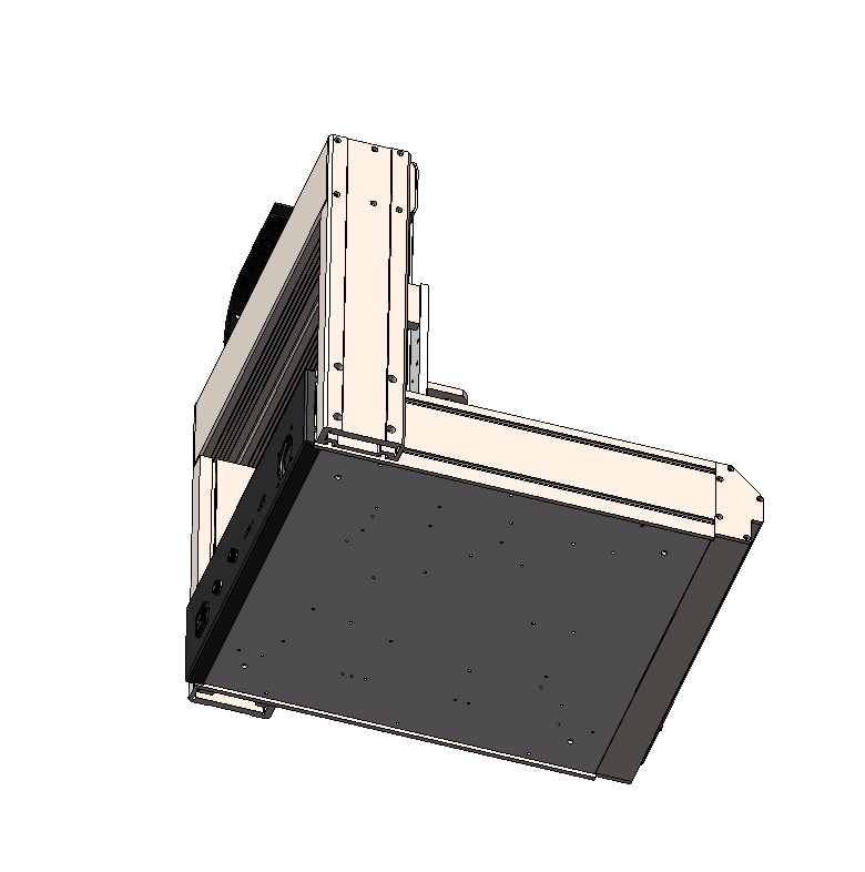 桌面式三轴自动点胶机SolidWorks设计三维SW2011带参