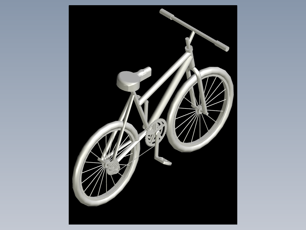 自行车CAD3d