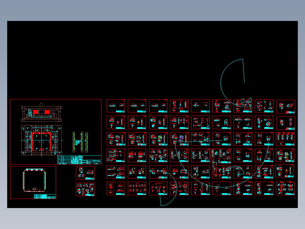 宠物笼顶盖冲压模具