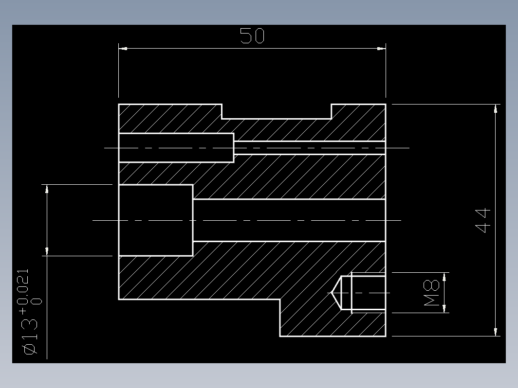 CAD机械零件图-机械制图44