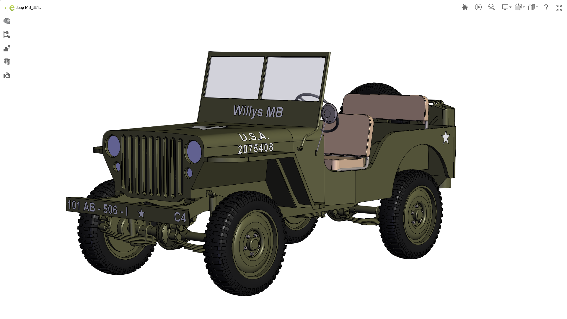 吉普轻型侦察车 Jeep Willys MB 1942