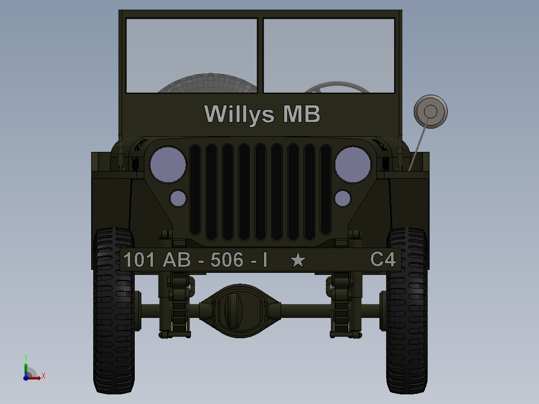 吉普轻型侦察车 Jeep Willys MB 1942