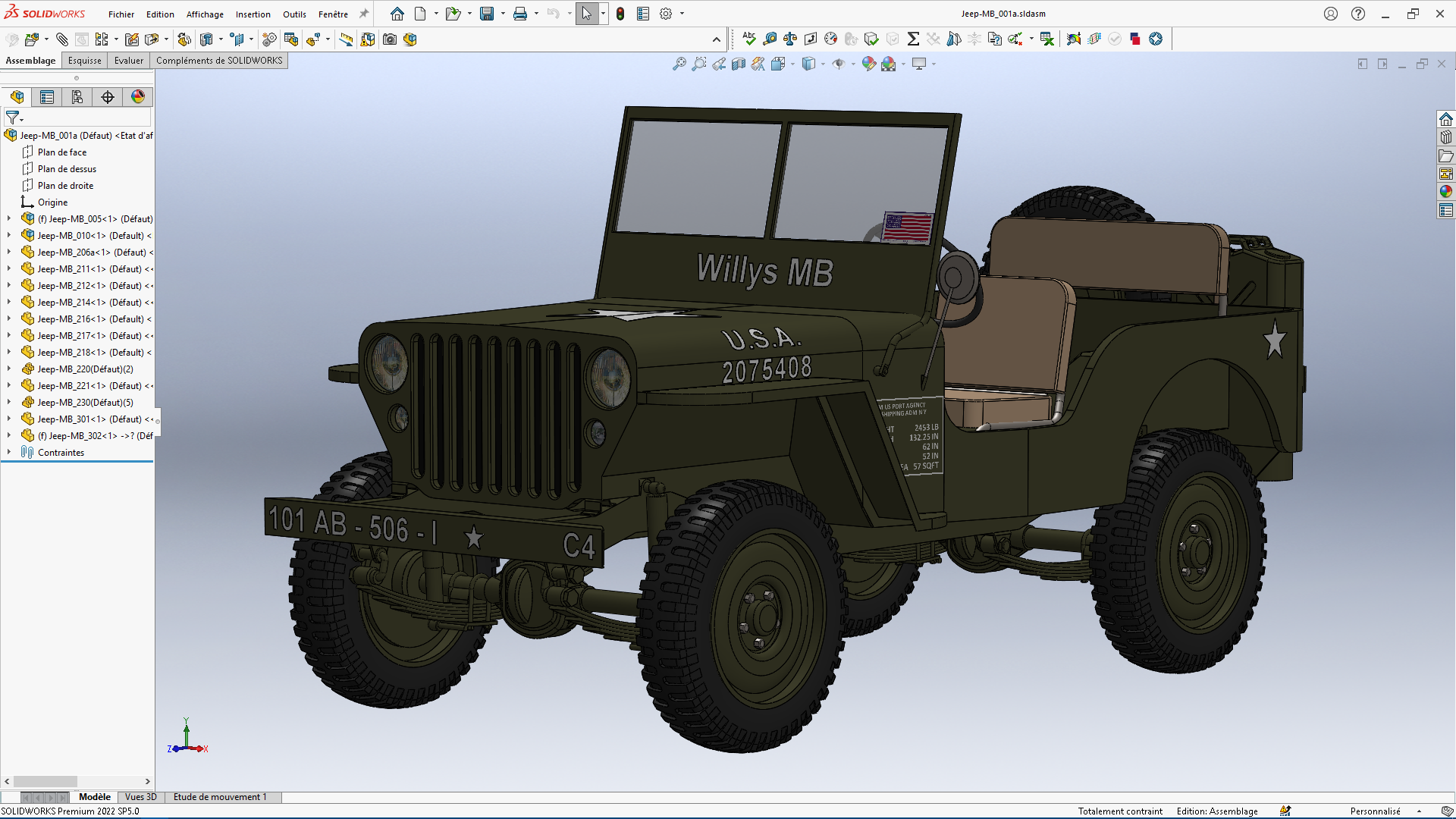 吉普轻型侦察车 Jeep Willys MB 1942