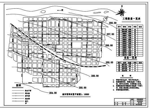 15万吨给水厂给水工程设计CAD+说明书缩略图
