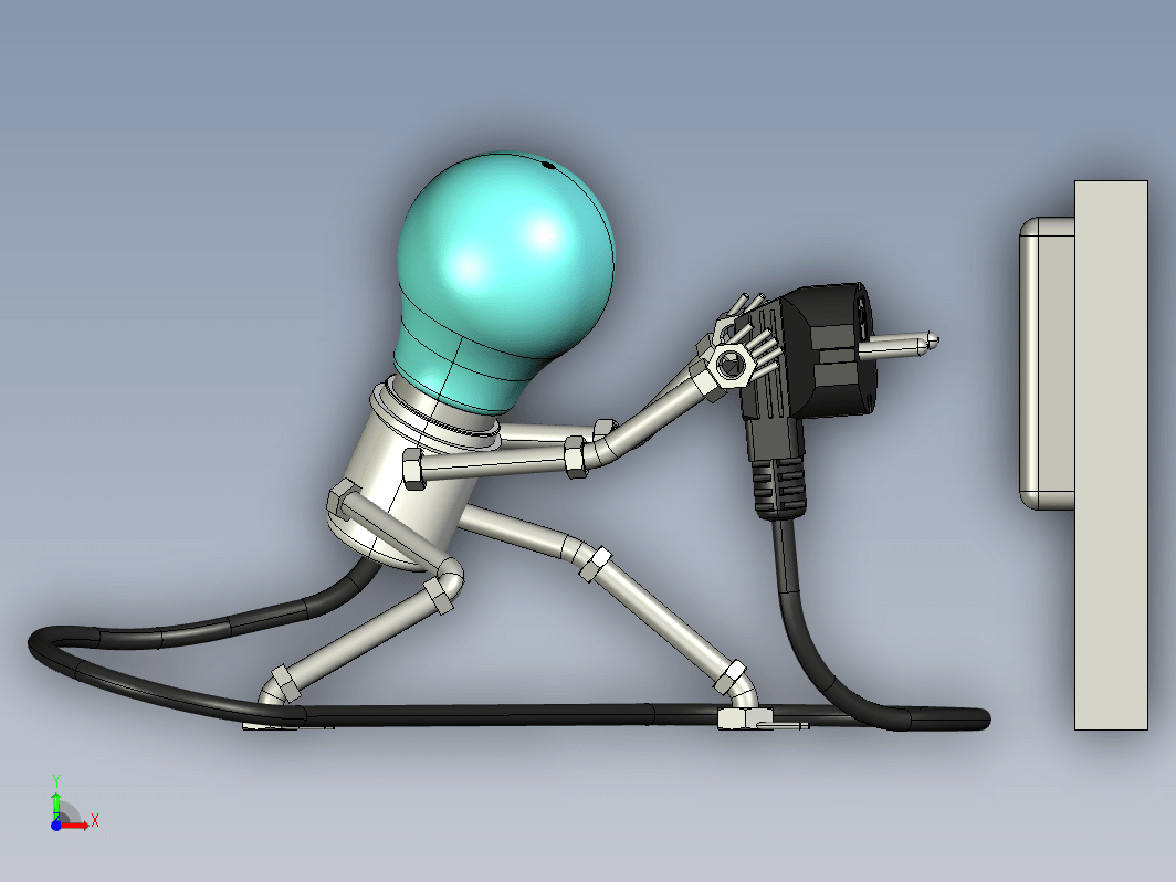 电灯和插座艺术造型