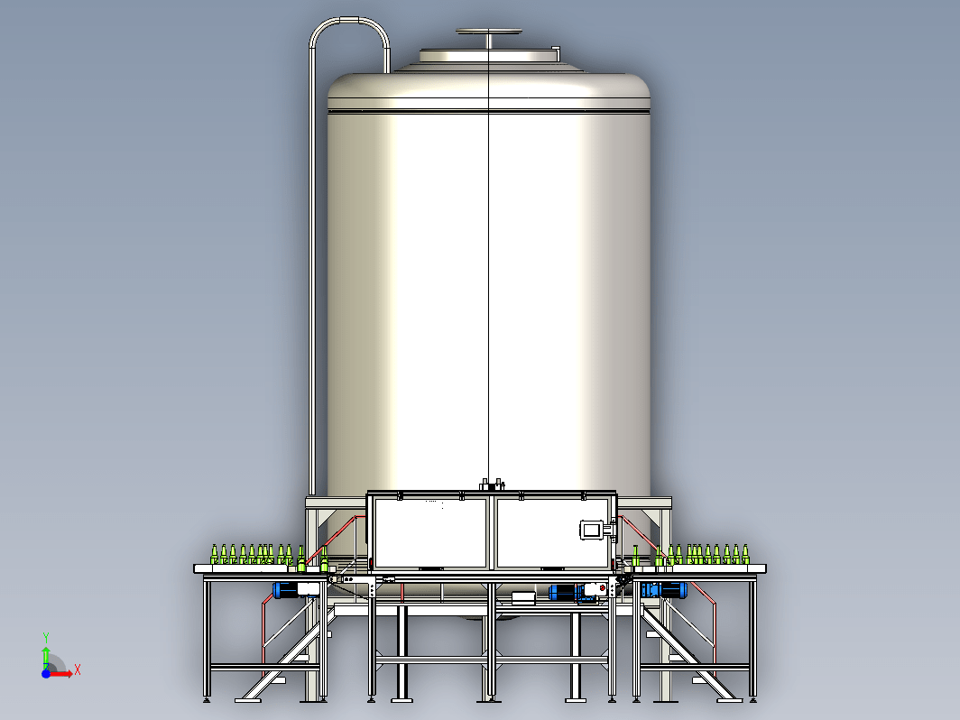 自动啤酒灌装机 Automatic beer filling