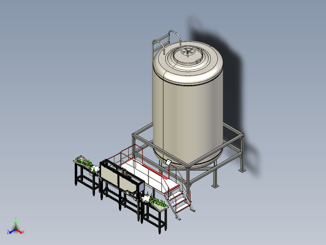 自动啤酒灌装机 Automatic beer filling