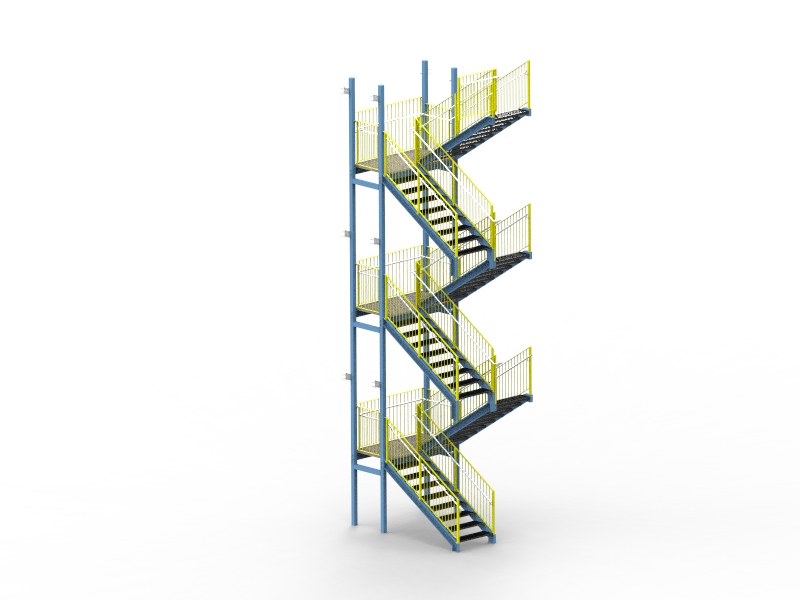 钢结构应急楼梯结构