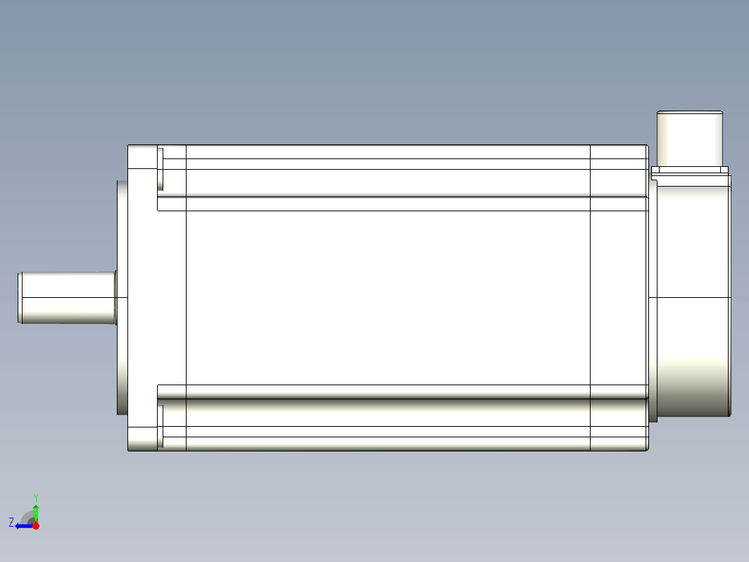 YK31122A  110mm三相步进电机（3D）