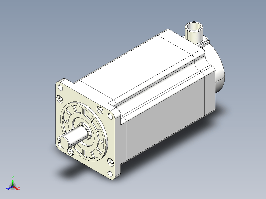 YK31122A  110mm三相步进电机（3D）