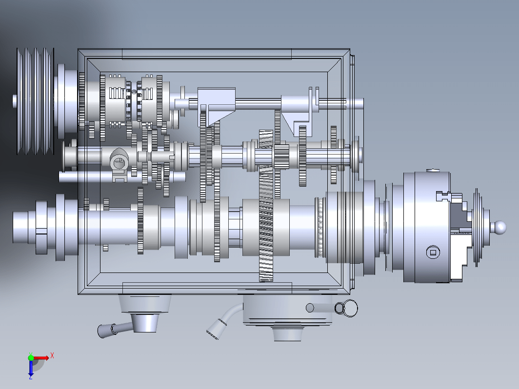 X0794-CA6140车床主轴箱