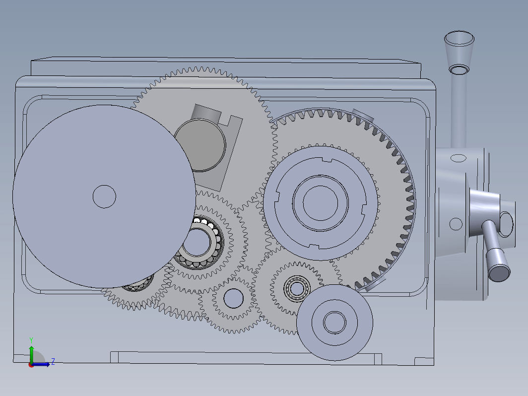 X0794-CA6140车床主轴箱