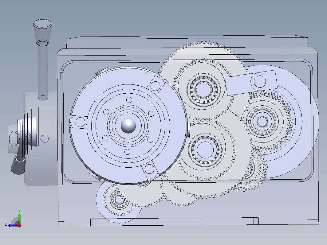 X0794-CA6140车床主轴箱