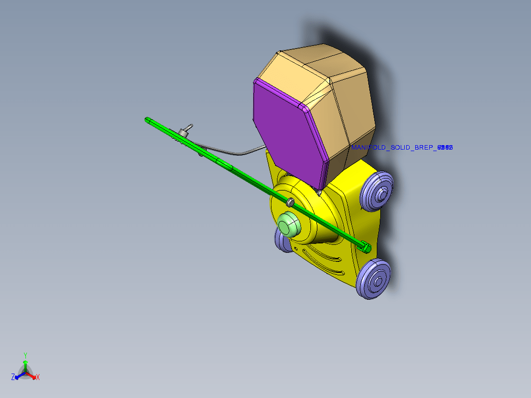 JX0267 基于proe割草机主体设计