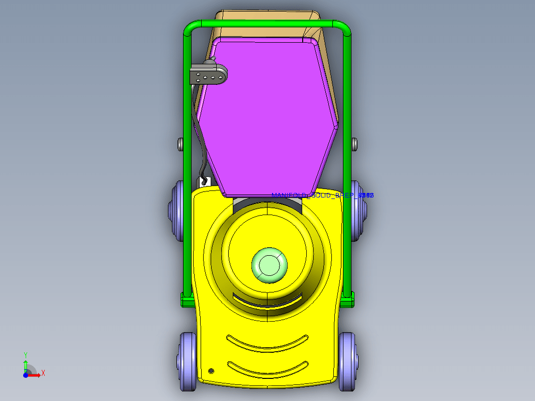 JX0267 基于proe割草机主体设计