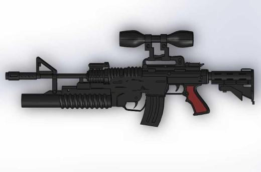 45汤姆逊M1A1冲锋枪SW设计缩略图