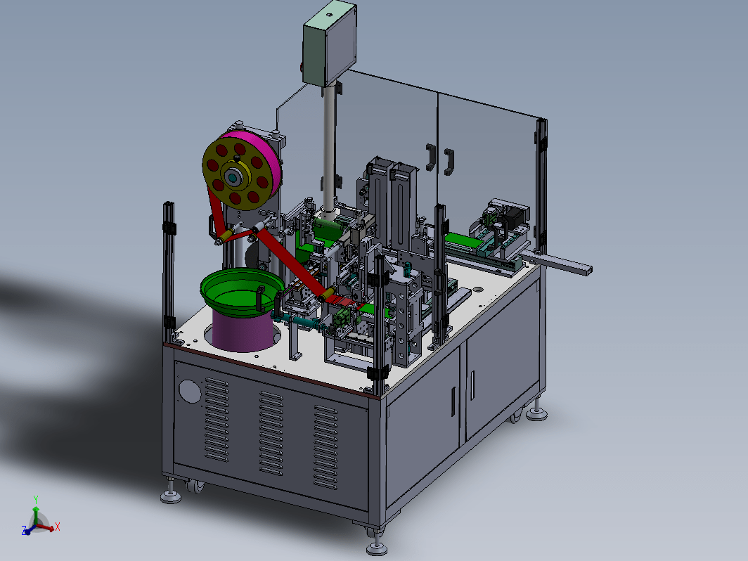 B137 12套热压机3D机械设备图纸ACF预压机热熔压保压热压机SW三维设计