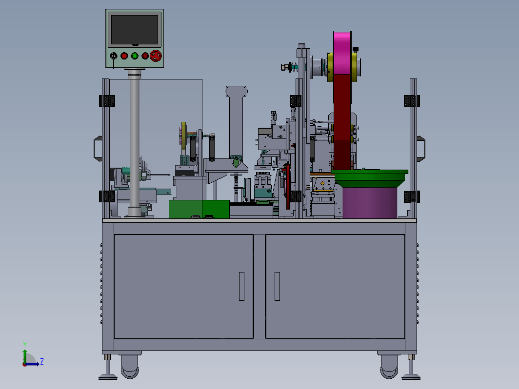 B137 12套热压机3D机械设备图纸ACF预压机热熔压保压热压机SW三维设计