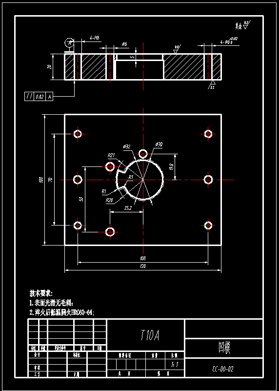 冲压裁切模型 UG及+CAD