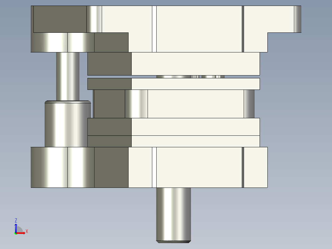 冲压裁切模型 UG及+CAD